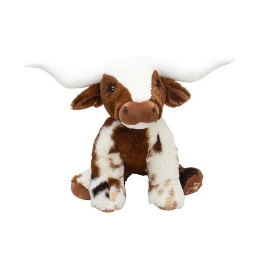 Small Cream Brown Texas Cow